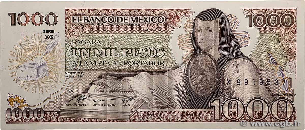 1000 Pesos MEXIQUE  1985 P.085 pr.NEUF
