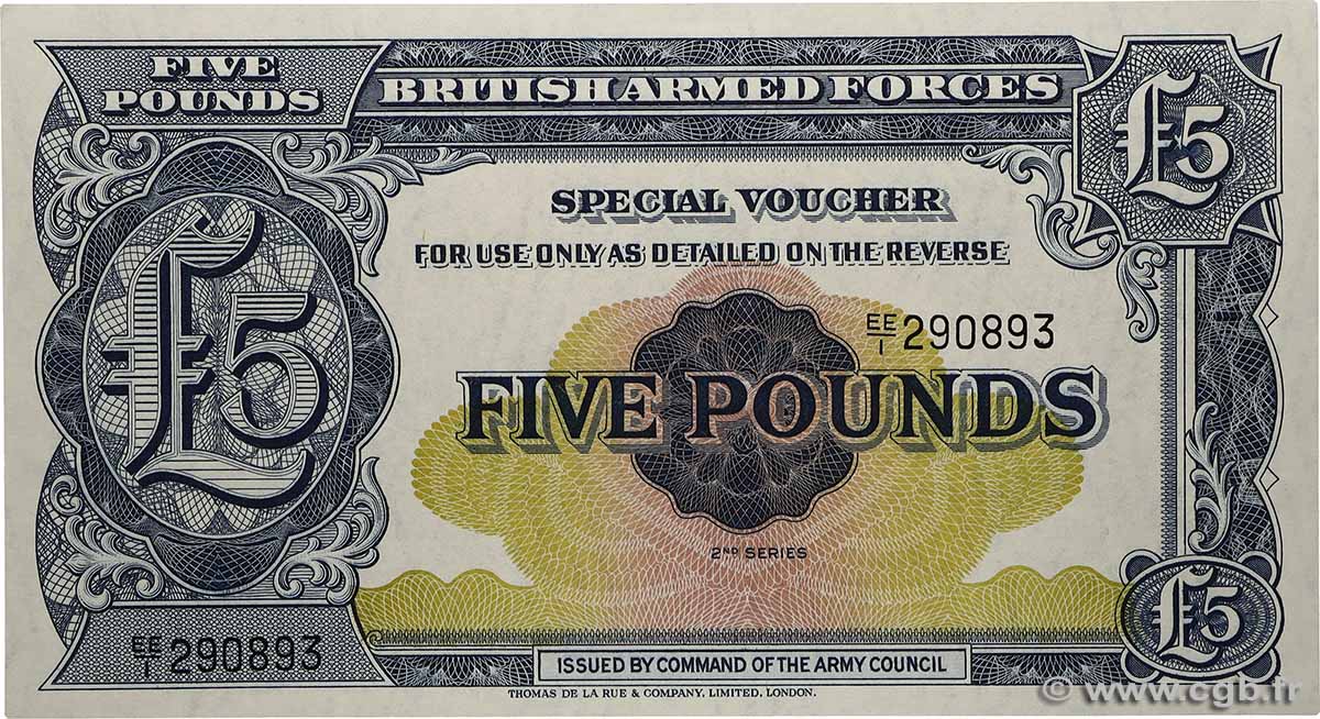 5 Pounds ENGLAND  1948 P.M023 UNC-