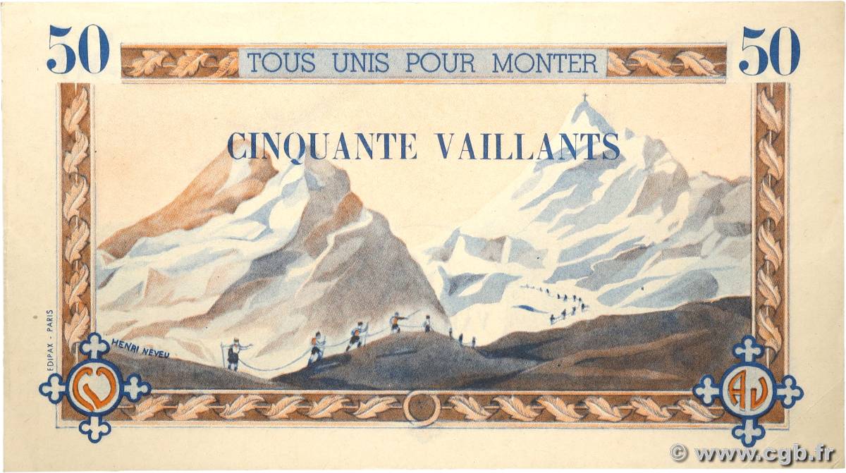 50 Vaillants FRANCE régionalisme et divers  1930  SUP