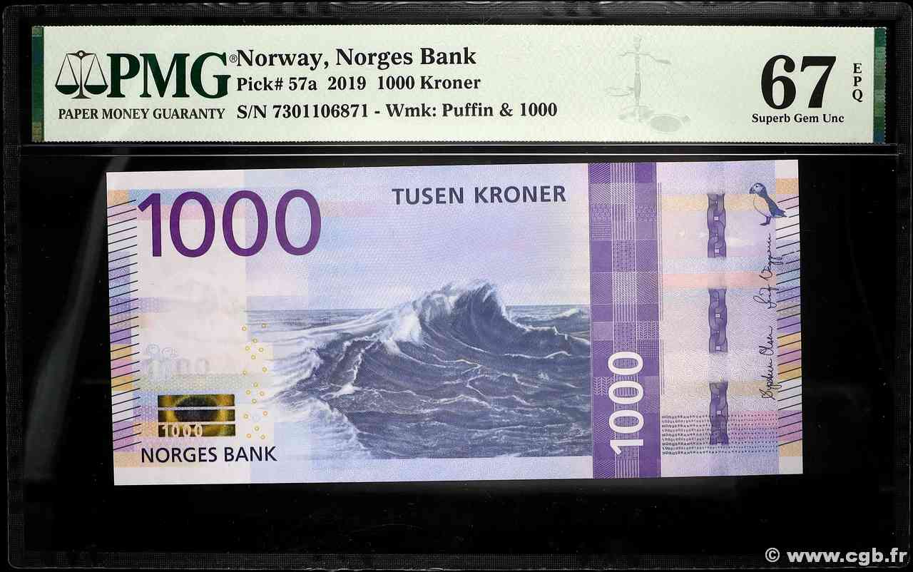 1000 Kroner NORVÈGE  2019 P.57a FDC