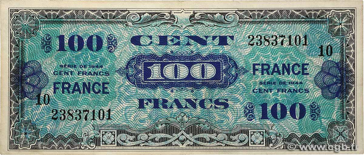 100 Francs FRANCE FRANKREICH  1945 VF.25.10 SS