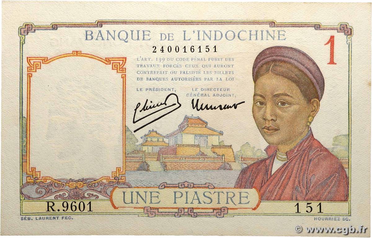 1 Piastre INDOCHINE FRANÇAISE  1949 P.054e SPL+