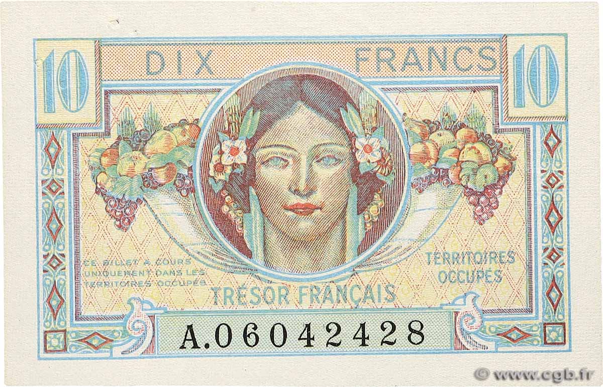 10 Francs TRÉSOR FRANÇAIS FRANCE  1947 VF.30.01 AU-