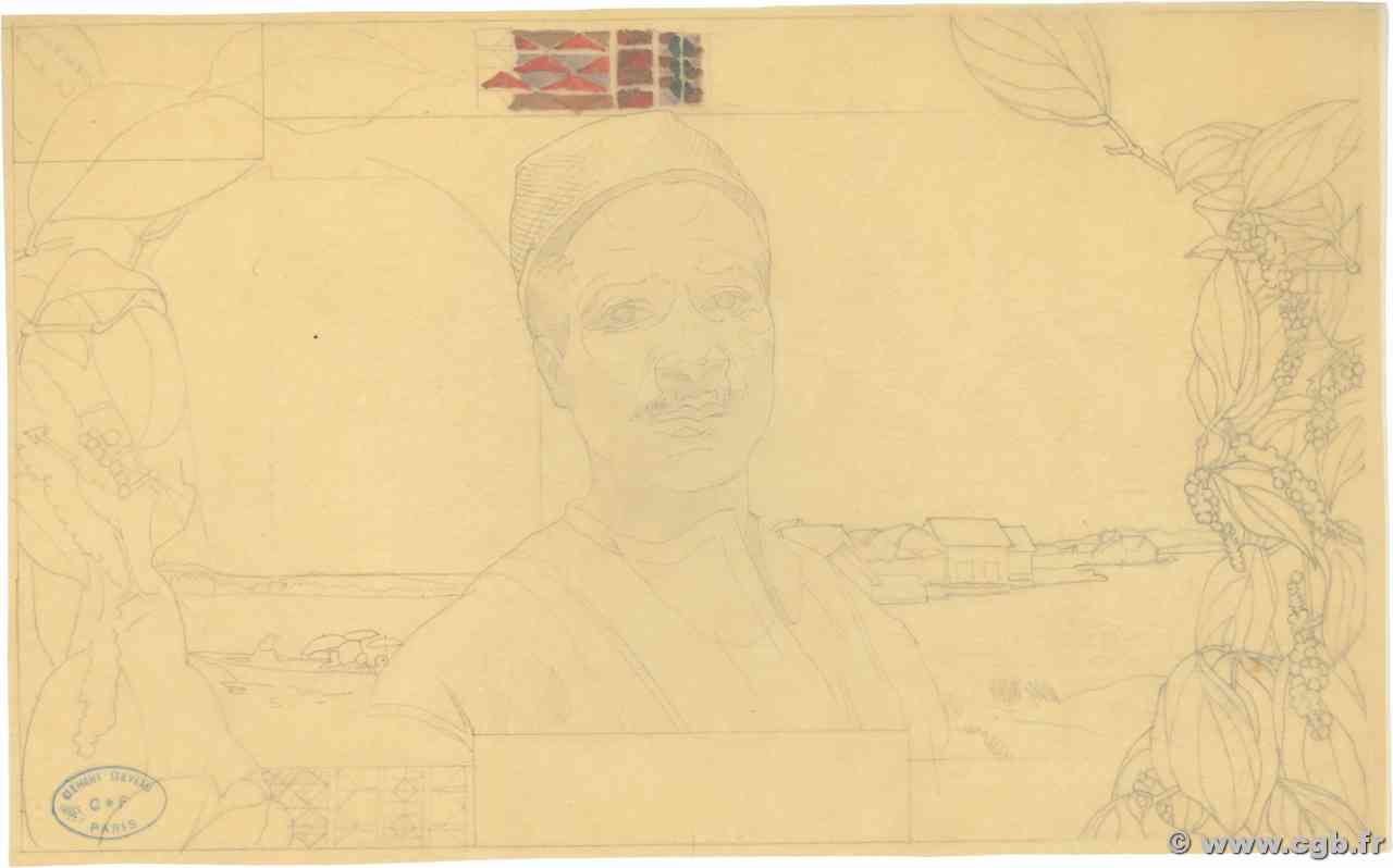 50 Francs Dessin MADAGASCAR  1950 P.045E SC