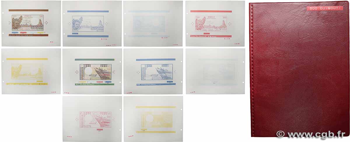 500 Francs Épreuve DJIBOUTI  1985 P.36E UNC-