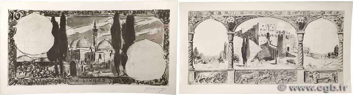 10 Livres Photo SIRIA  1930 P.- AU