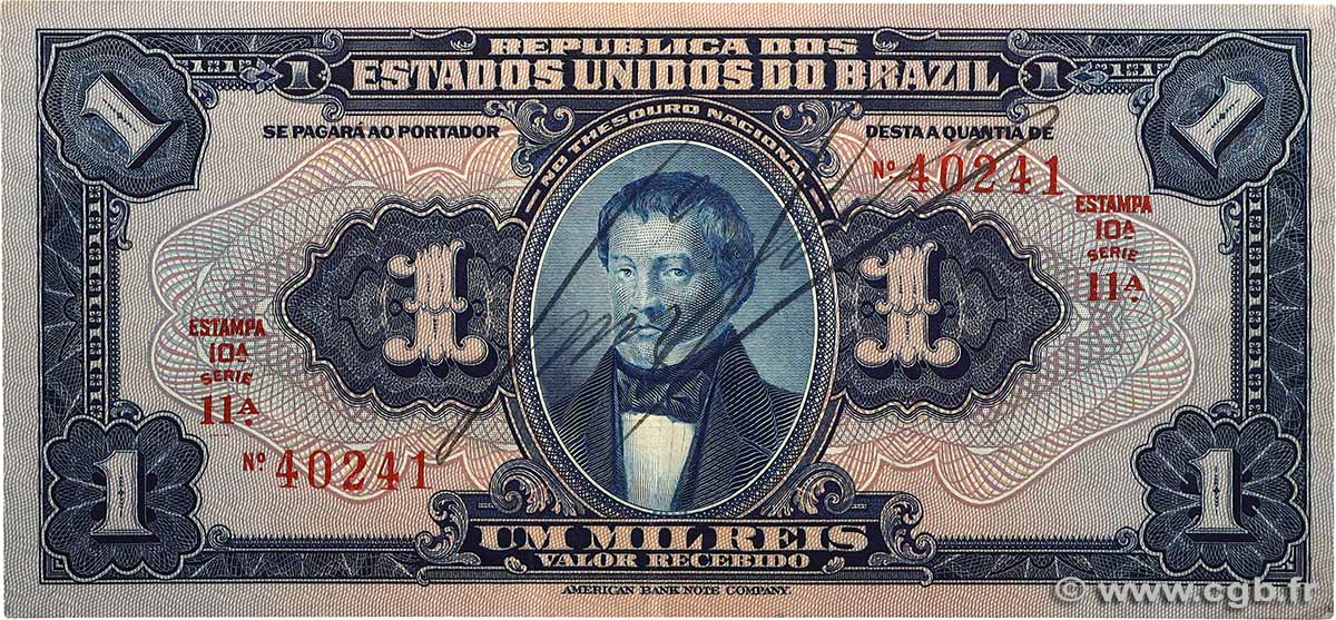 1 Mil Reis BRASIL  1919 P.006 MBC+