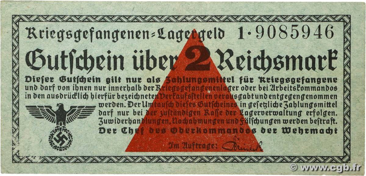 2 Reichsmark ALLEMAGNE  1939 R.519a SUP+
