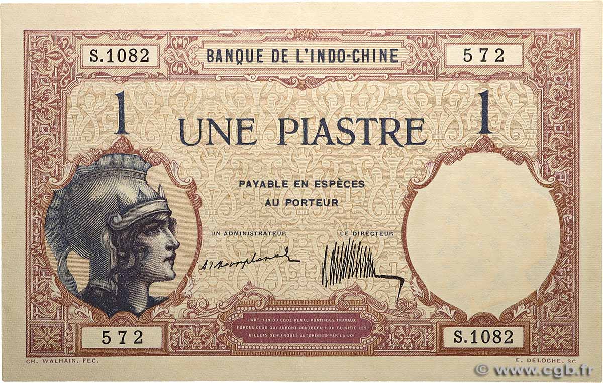 1 Piastre FRENCH INDOCHINA  1923 P.048a XF