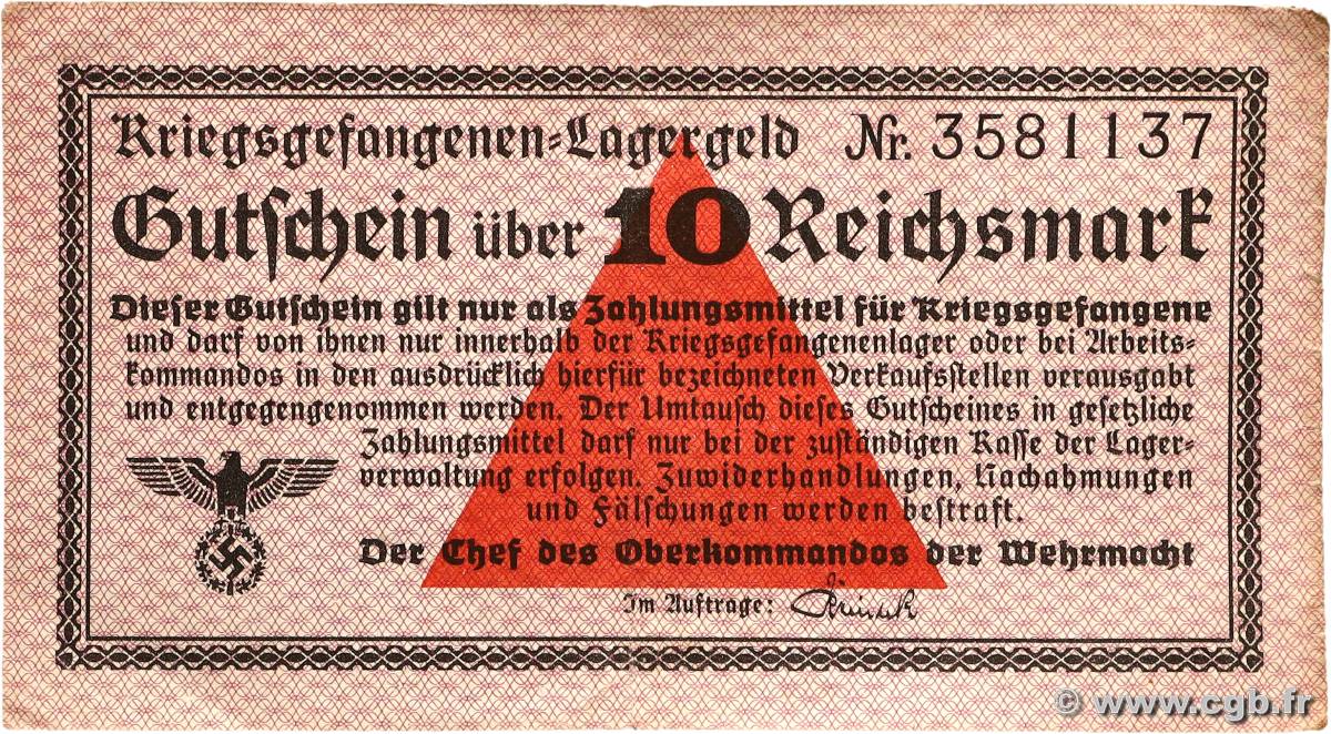 10 Reichsmark ALLEMAGNE  1939 R.521 pr.SUP
