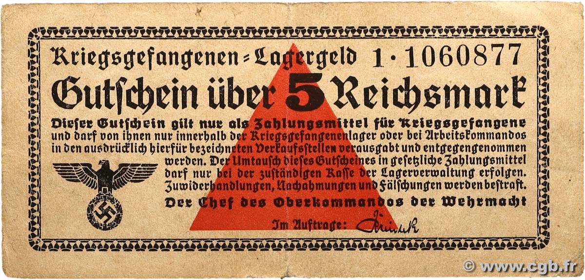 5 Reichsmark ALLEMAGNE  1939 R.520 TTB+
