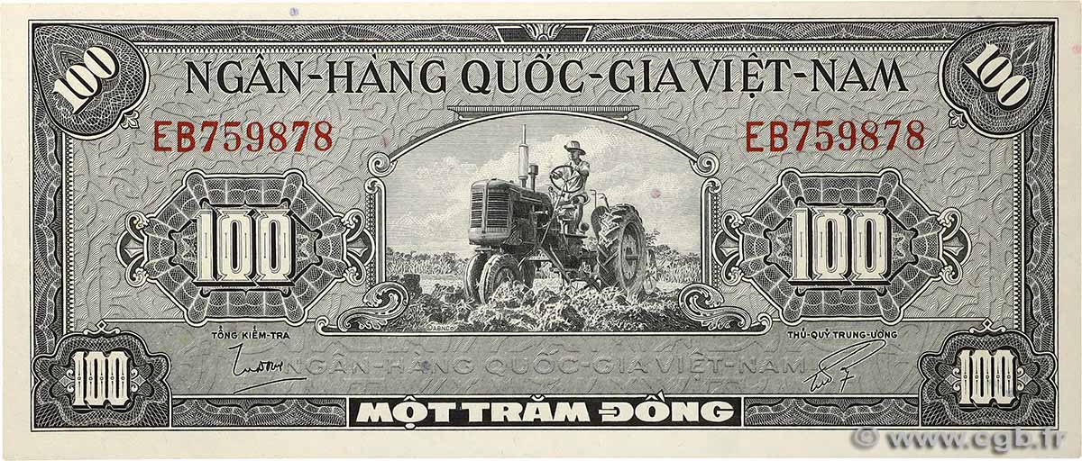 100 Dong VIET NAM SOUTH  1955 P.08a UNC-