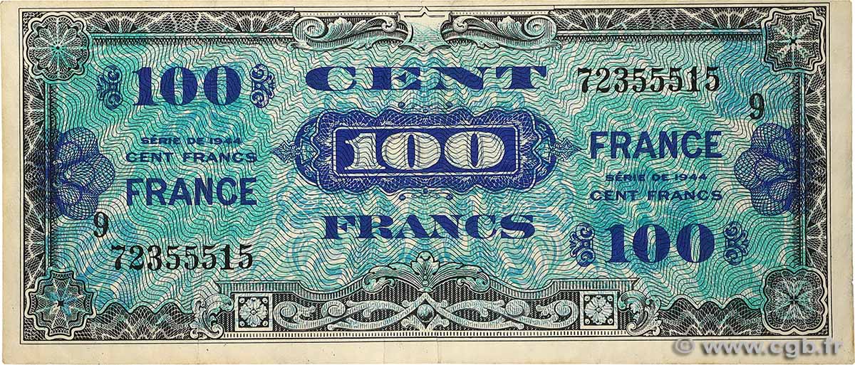 100 Francs FRANCE FRANKREICH  1945 VF.25.09 fSS