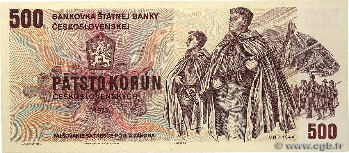 500 Korun TCHÉCOSLOVAQUIE  1973 P.093a NEUF