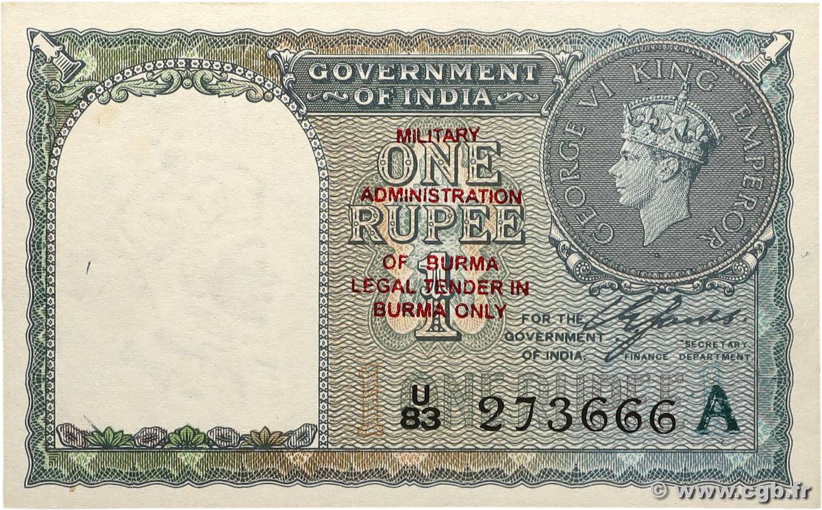 1 Rupee BIRMANIE  1945 P.25b pr.NEUF