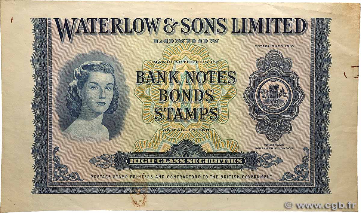 (1 Pound) Épreuve ENGLAND  1950  SS