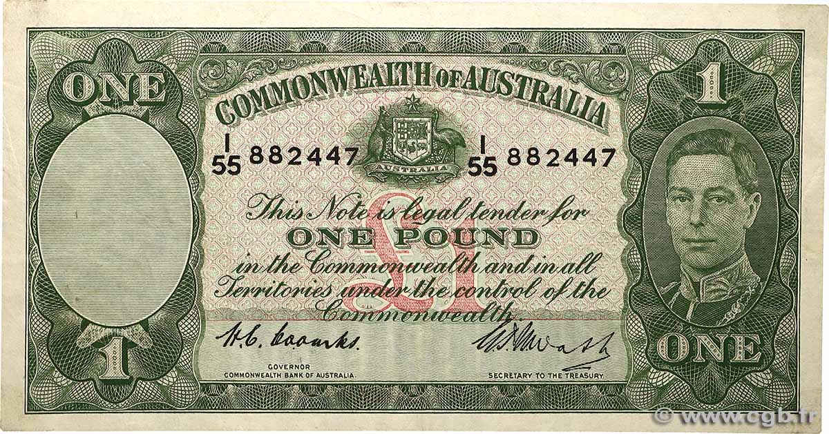 1 Pound AUSTRALIEN  1949 P.26c SS