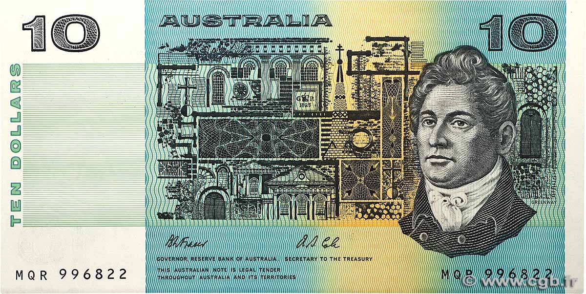 10 Dollars AUSTRALIEN  1991 P.45g fST+