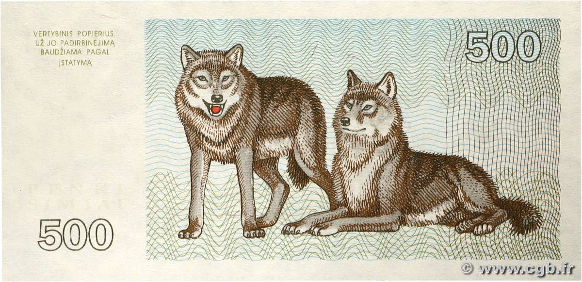 500 Talonu LITUANIE  1978 P.46 SPL