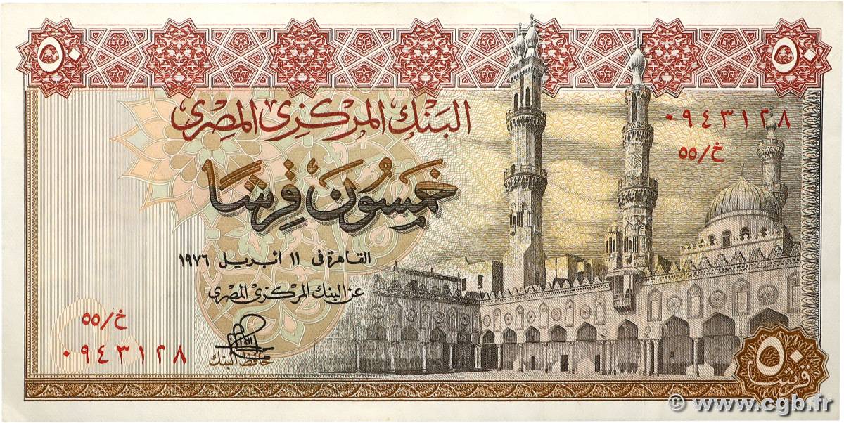 1 Pound ÉGYPTE  1976 P.044c SUP+