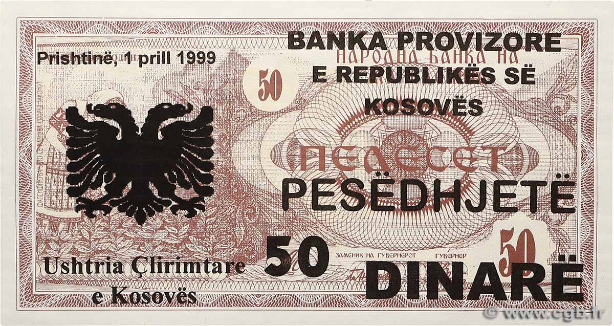 50 Dinare JUGOSLAWIEN  1999 P.- ST