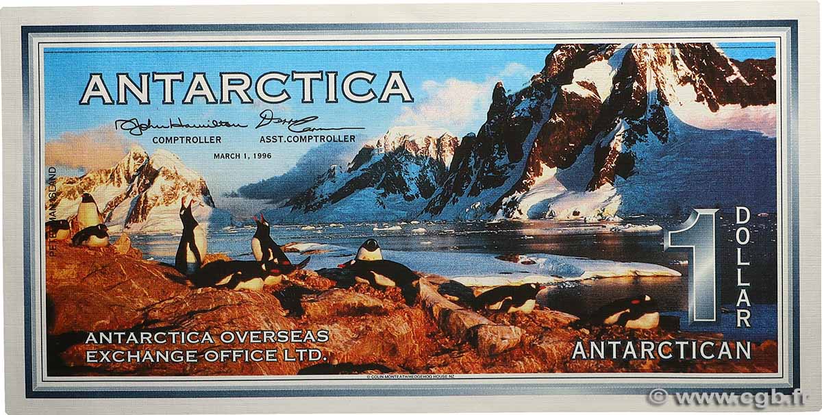 1 Dollar ANTARKTIKA  1996 P.- fST+