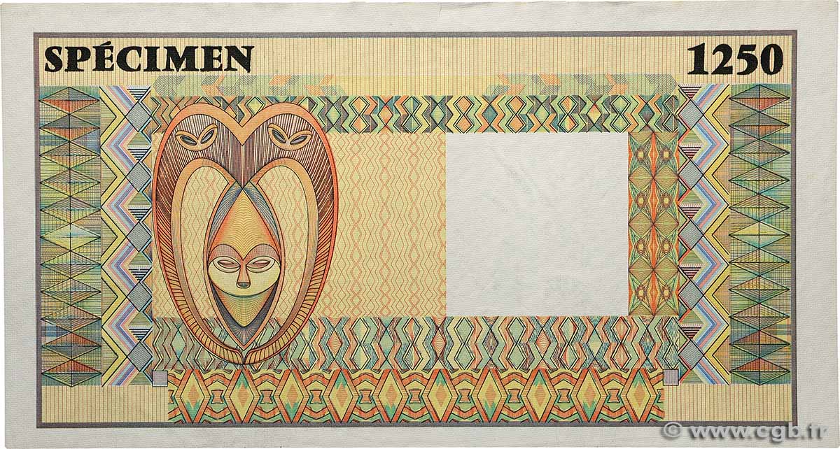 (1250 Francs) Échantillon FRENCH WEST AFRICA  1990 P.--s VZ