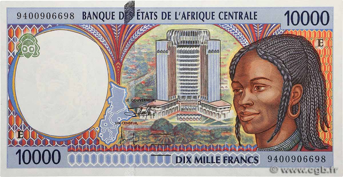 10000 Francs type 1994E KAMERUN  1994 A.169Ea fST