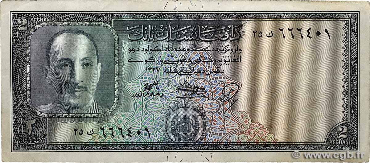 2 Afghanis AFGHANISTAN  1948 P.028 fVZ