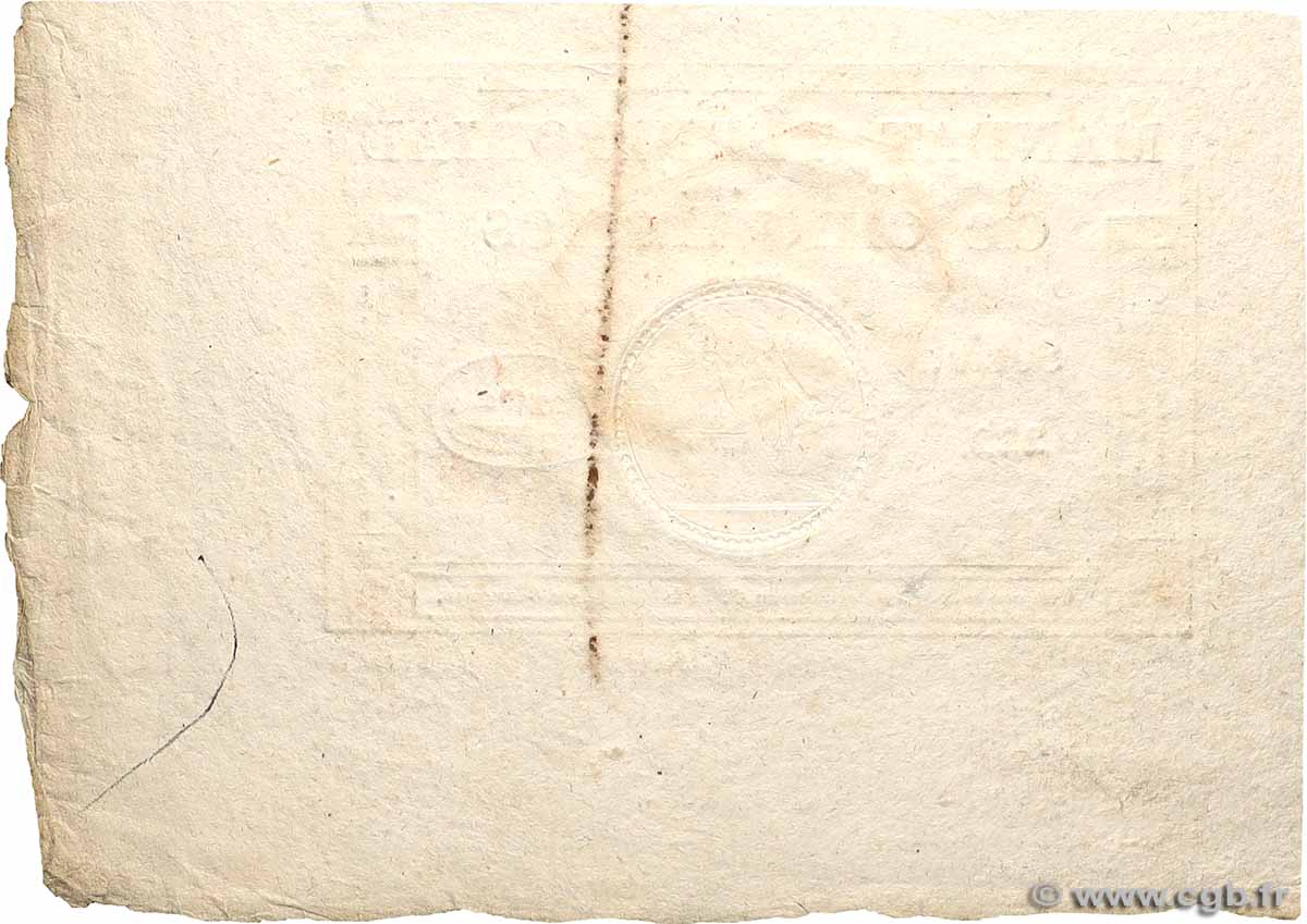 5 Francs Monval cachet rouge FRANCE 1796 Ass.63c 562855 Billets