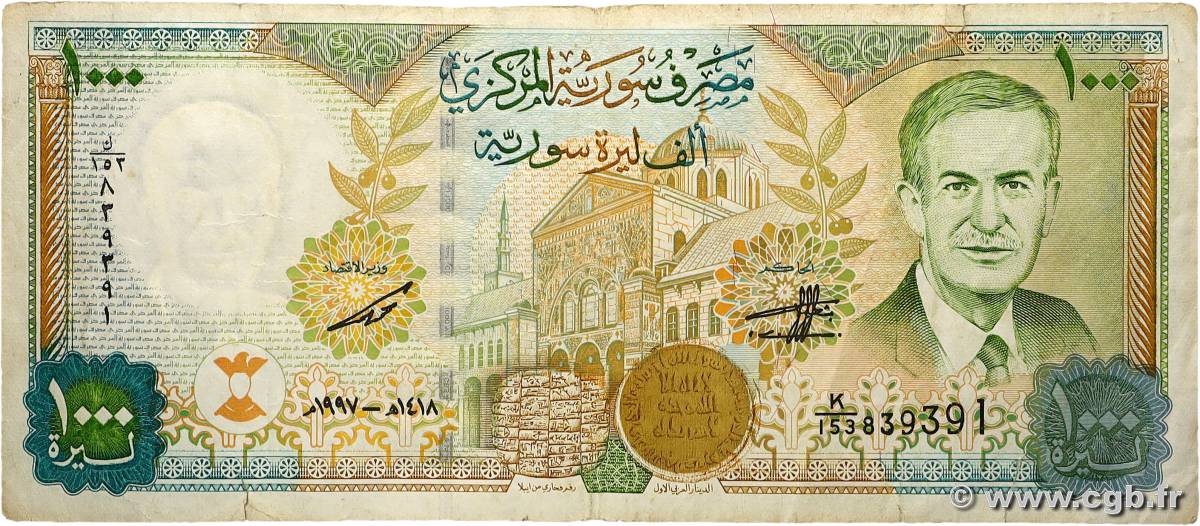 1000 Pounds SYRIE  1997 P.111a TB