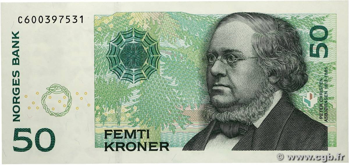 50 Kroner NORVÈGE  2008 P.46c pr.NEUF