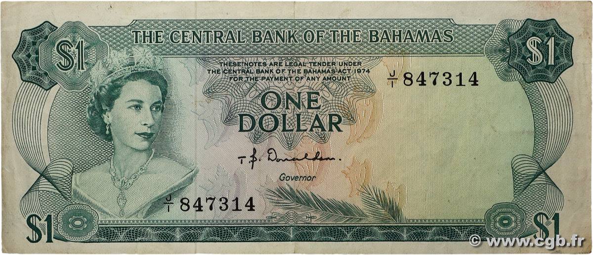 1 Dollar BAHAMAS  1974 P.35a TTB+