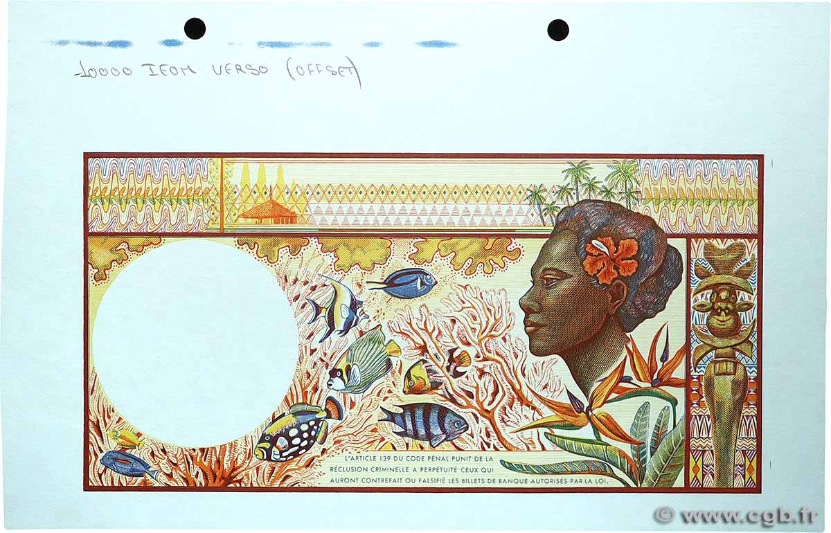 10000 Francs Épreuve FRENCH PACIFIC TERRITORIES  1985 P.04p UNC