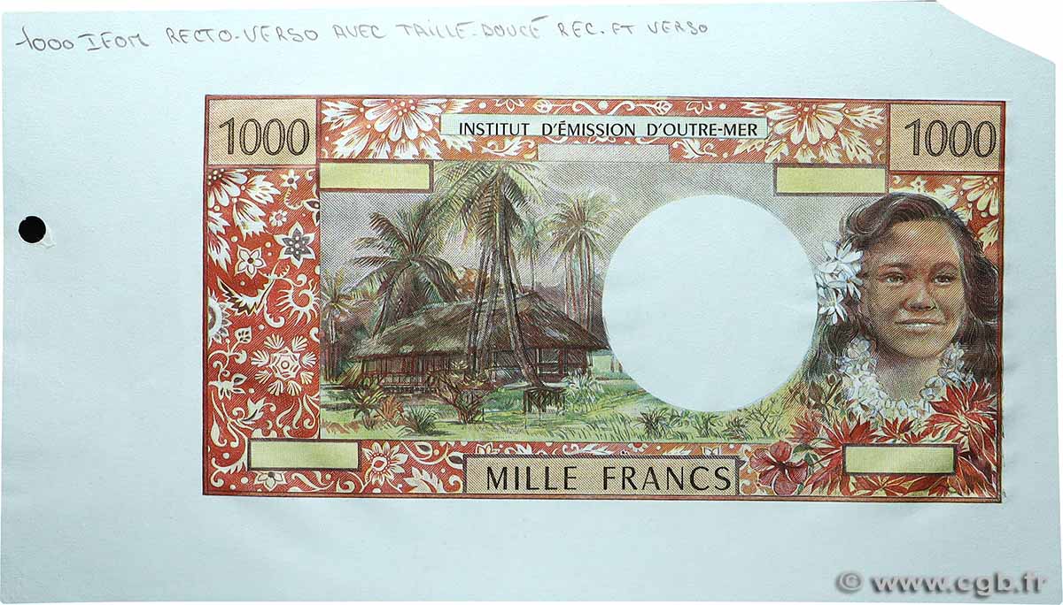 1000 Francs Épreuve TAHITI  1969 P.26p NEUF