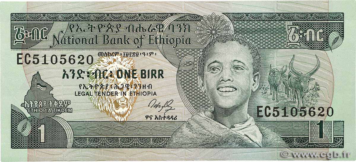 1 Birr ETHIOPIA  1987 P.41a UNC