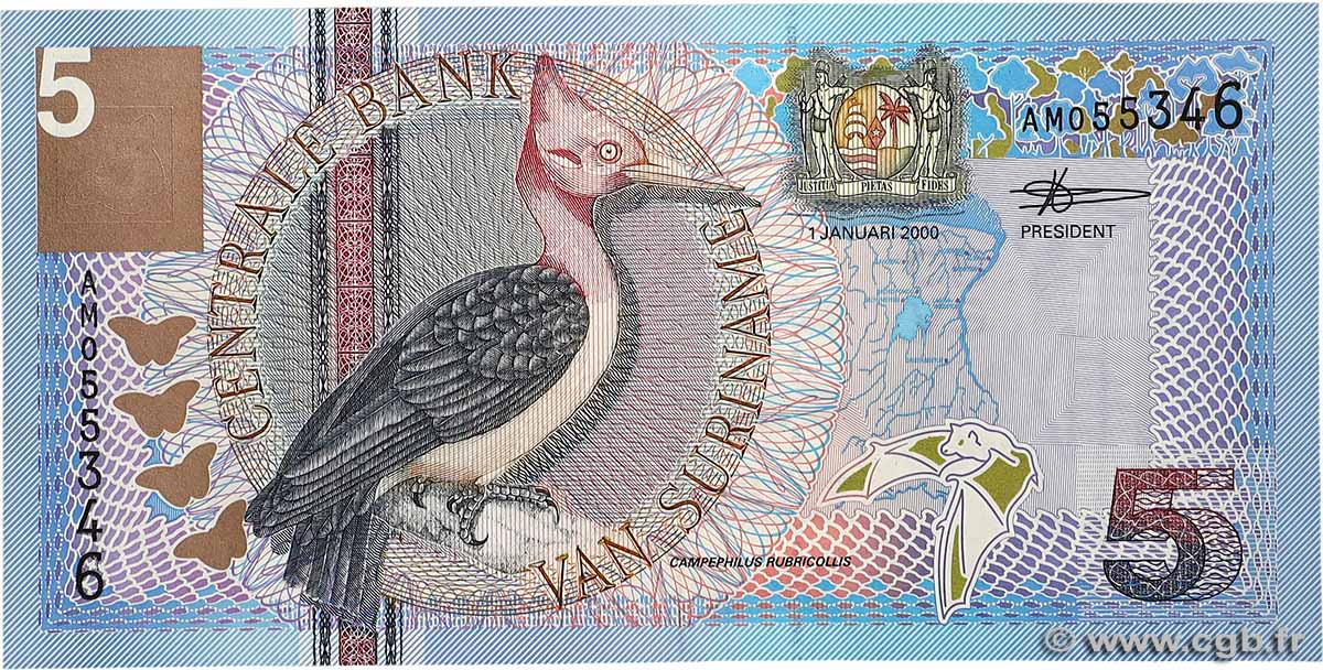 5 Gulden SURINAM  2000 P.146 NEUF