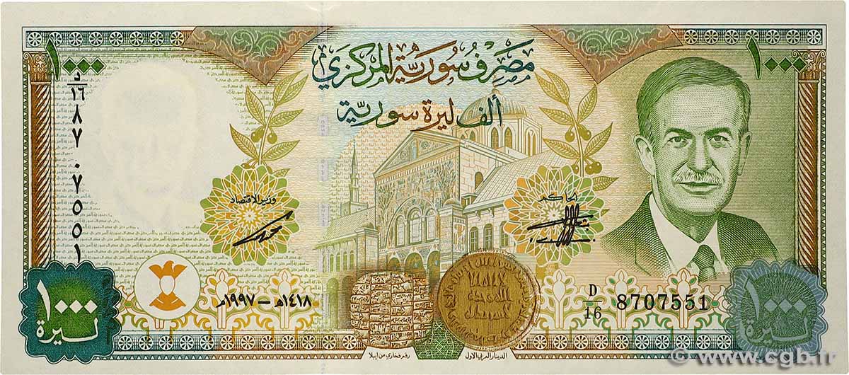 1000 Pounds SYRIEN  1997 P.111c ST
