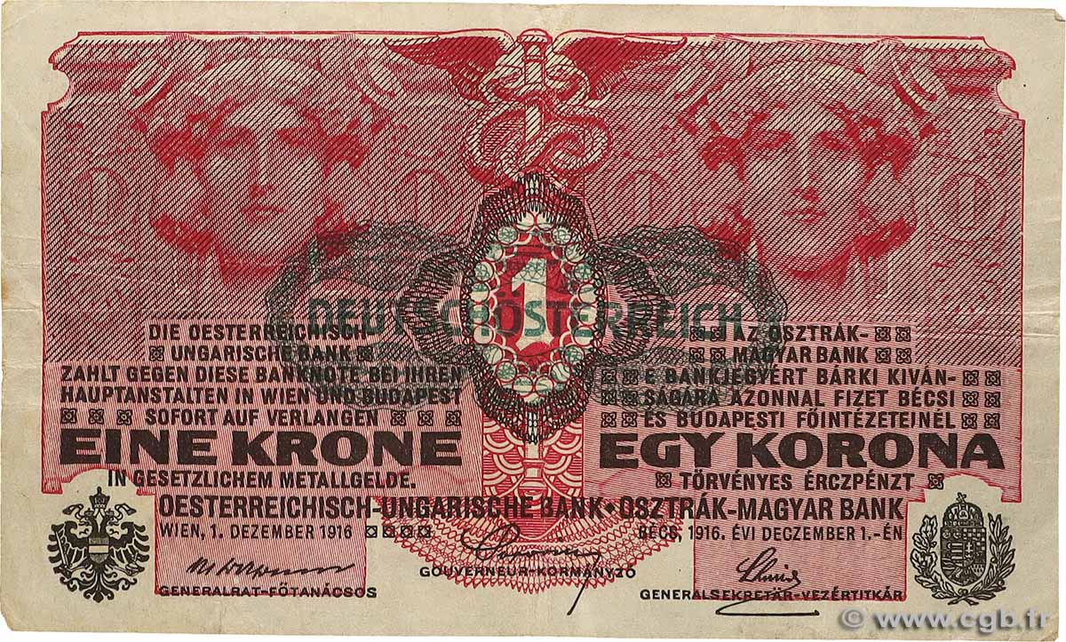 1 Krone AUTRICHE  1916 P.020 pr.TTB