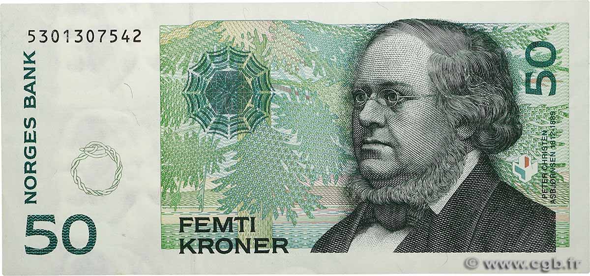 50 Kroner NORVÈGE  1996 P.46a BB