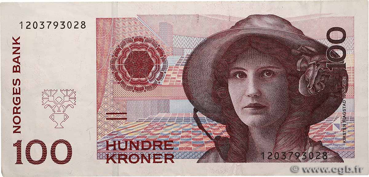 100 Kroner NORVÈGE  1997 P.47a BB