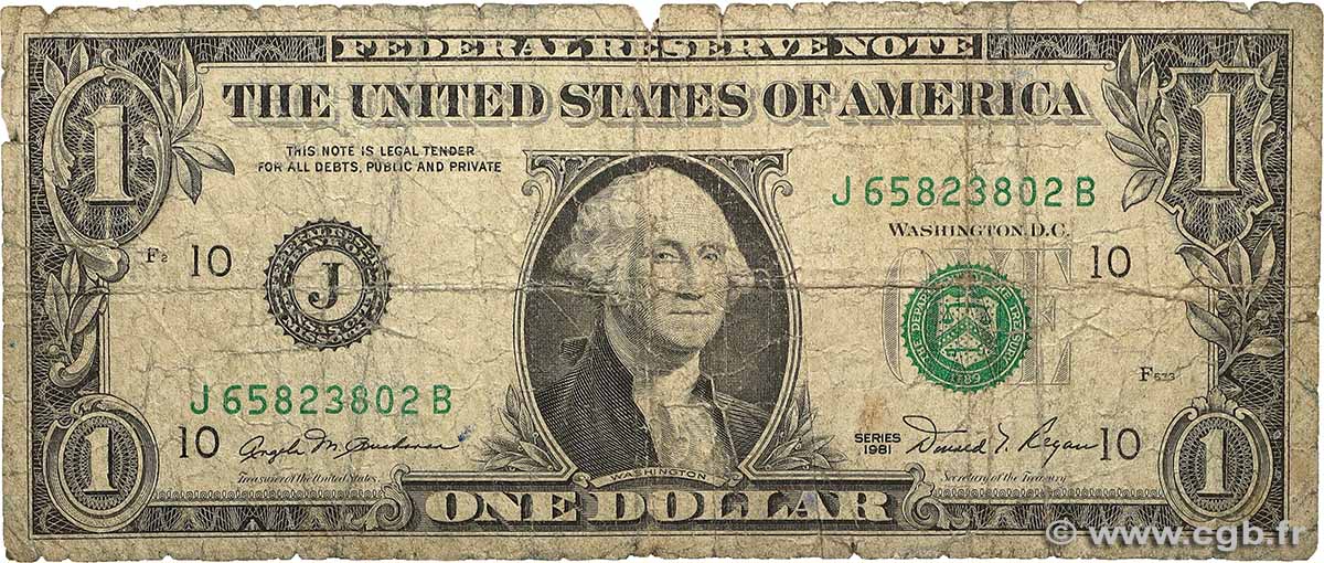 1 Dollar VEREINIGTE STAATEN VON AMERIKA Kansas City  1981 P.468b SGE