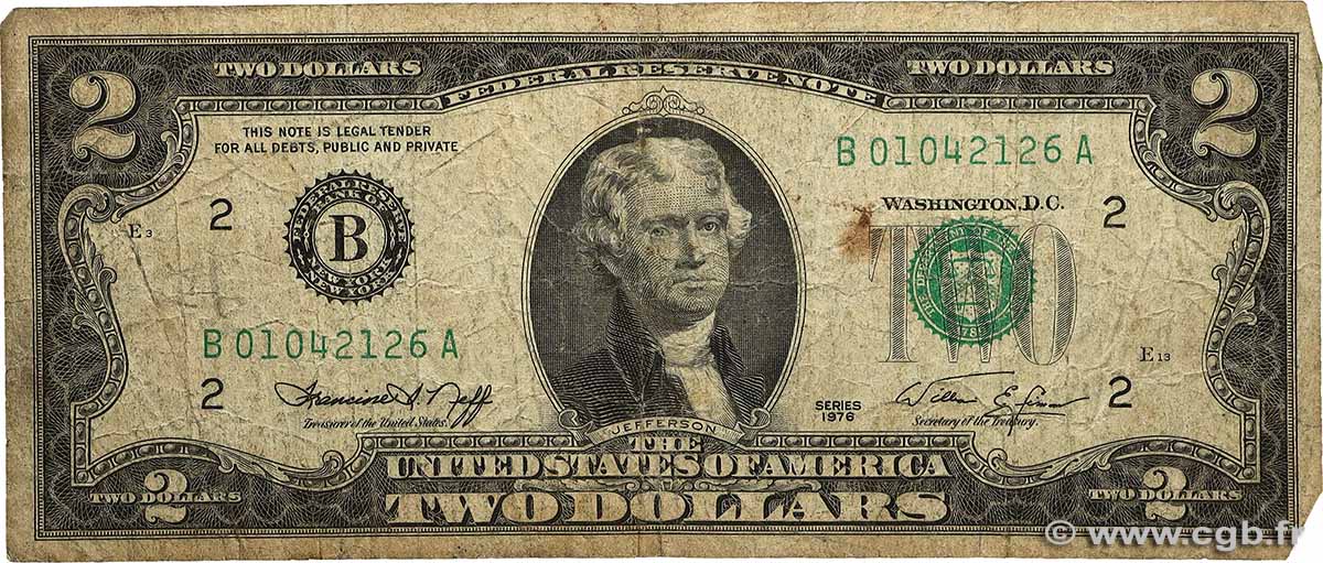 2 Dollars VEREINIGTE STAATEN VON AMERIKA New York 1976 P.461 SGE
