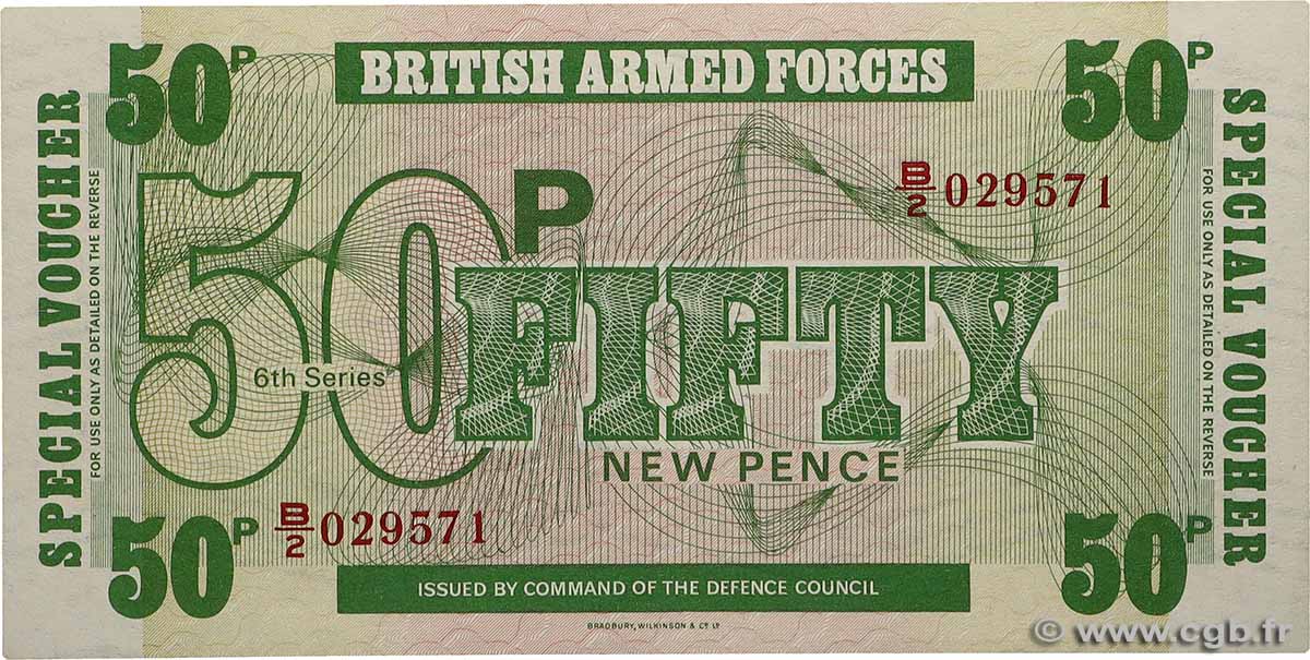 50 New Pence ANGLETERRE  1972 P.M49 NEUF