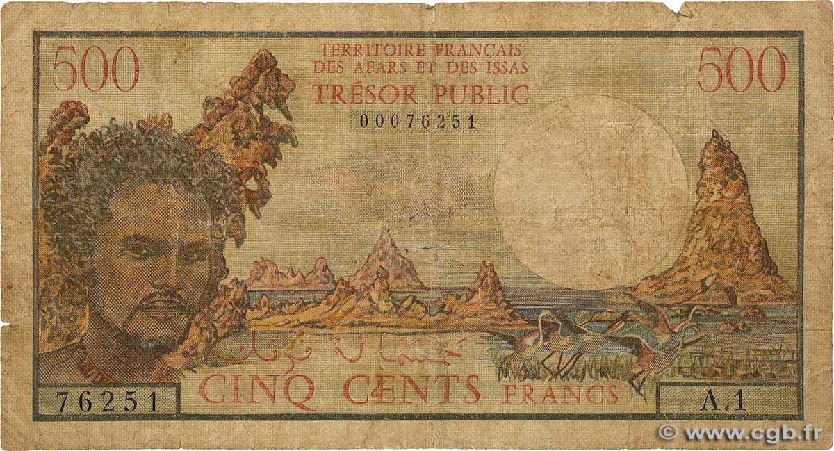 500 Francs DJIBOUTI  1979 P.36a AB