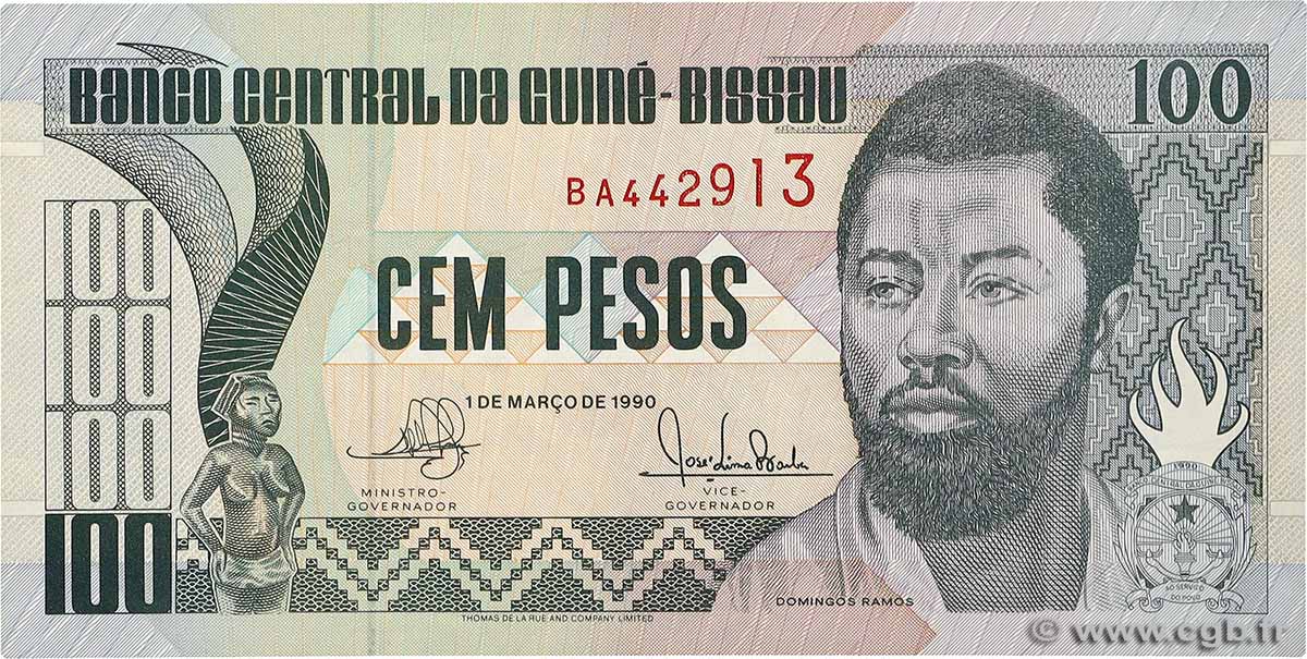 100 Pesos GUINEA-BISSAU  1990 P.11 UNC-