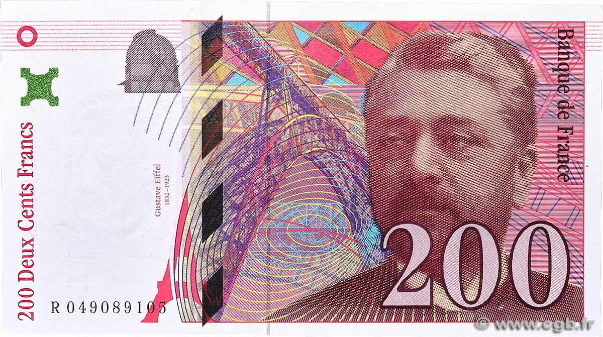 200 Francs EIFFEL FRANCE  1996 F.75.03b pr.NEUF
