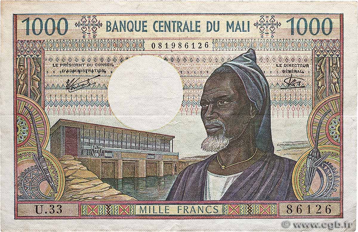 1000 Francs MALI  1970 P.13e SS