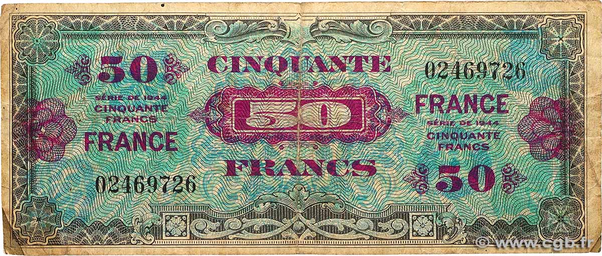 50 Francs FRANCE FRANCE  1945 VF.24.01 B+