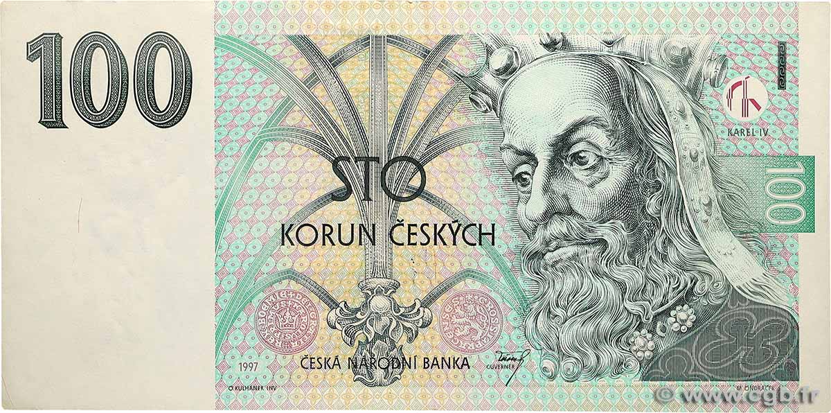 100 Korun REPUBBLICA CECA  1997 P.18b SPL